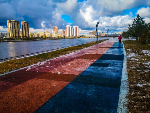 河堤公园步行道