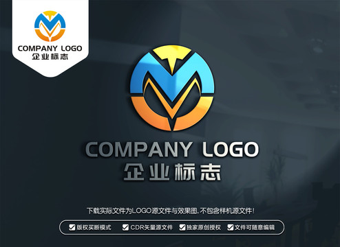 TM字母标志MT字母LOGO