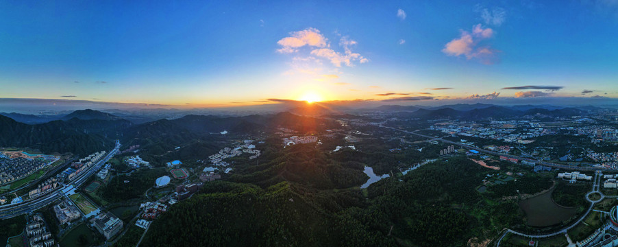 珠海风光之日落凤凰山