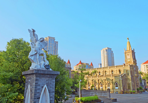 泛船浦天主教堂旅拍风景