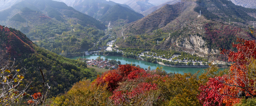 青州天赐山全景风光