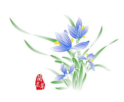 蘭花草