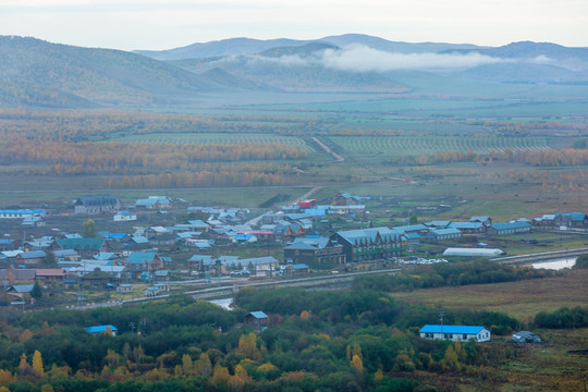 秋季恩和乡村