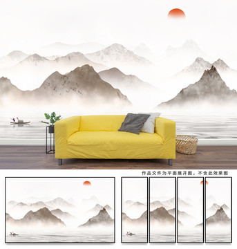 抽象山水