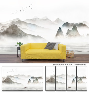 山水裝飾畫