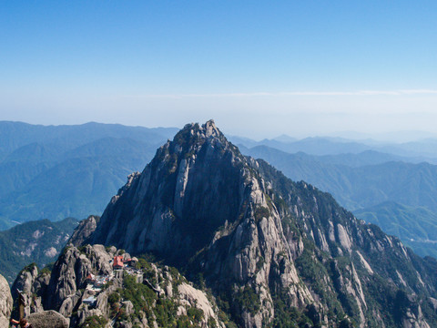 安徽黄山风景区天都峰