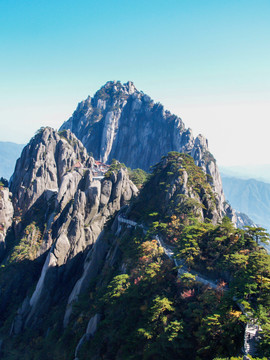 安徽黄山风景区天都峰