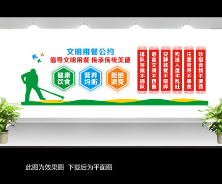 文明用餐公約