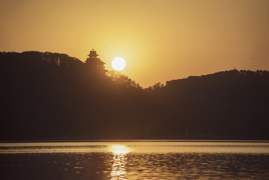 中国湖北武汉东湖落雁岛风景区