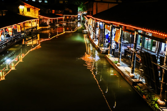 安昌古镇夜景