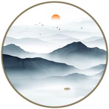 山水圖