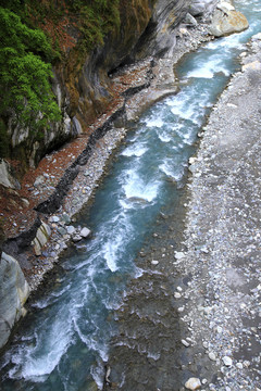 太鲁阁峡谷溪流