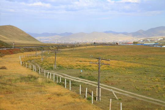 蒙古草原美景