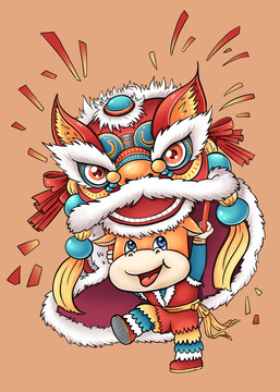 牛年舞獅