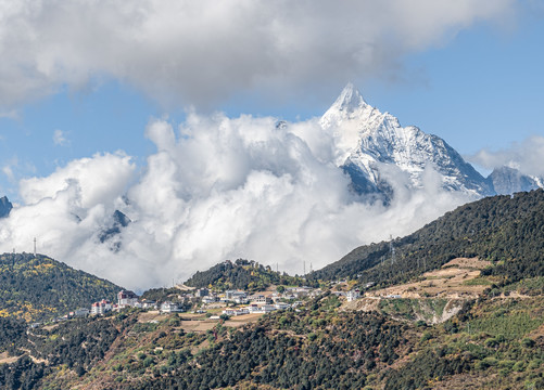 梅里雪山飞来寺