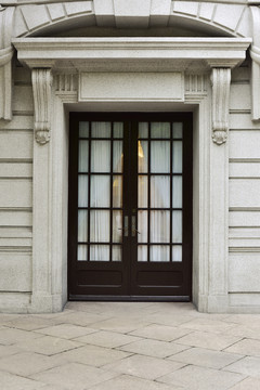 欧式建筑的门