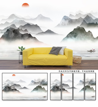 山水裝飾畫