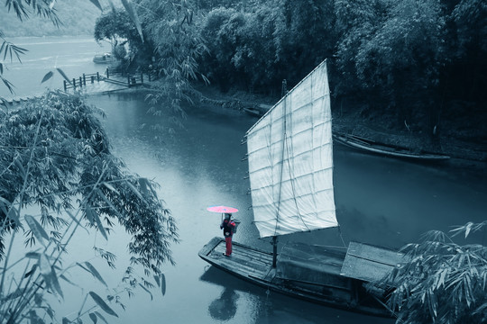 水墨山水风景