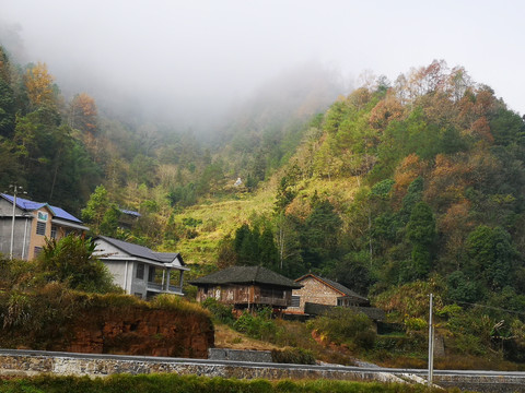 山村里的民居