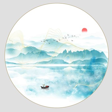 中式水墨畫