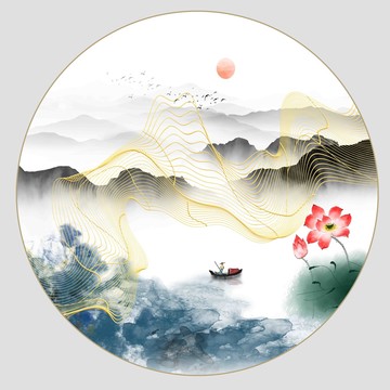 中式水墨畫