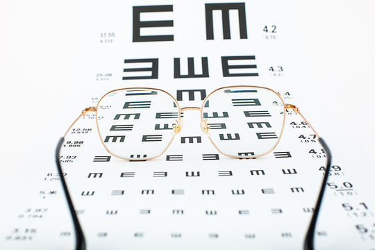 视力表和眼镜爱眼日护眼主题