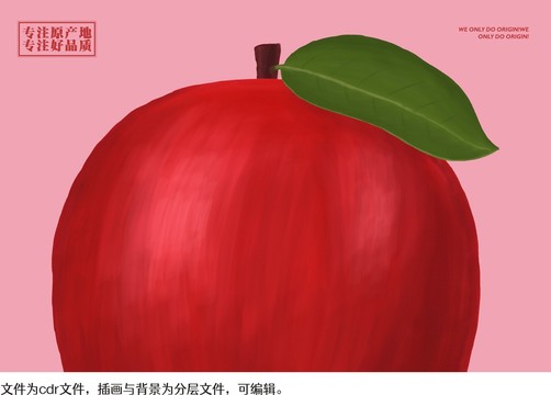 紅蘋果手繪