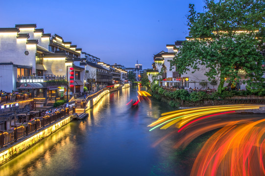 南京秦淮河夜景