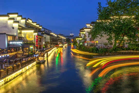 南京秦淮河夜景