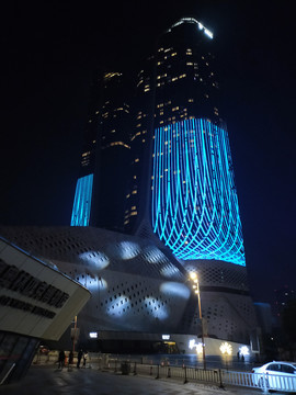 南京青年国际会议中心夜景