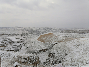 陕北雪景