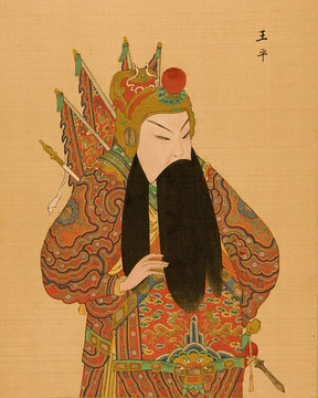 升平署王平臉譜