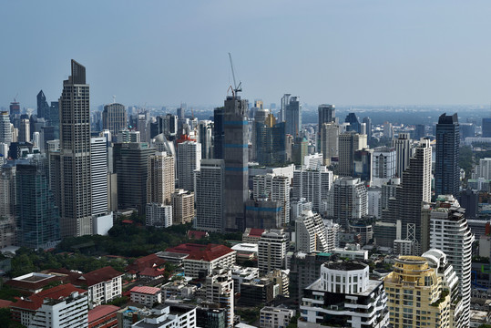 泰国曼谷城市建筑风光