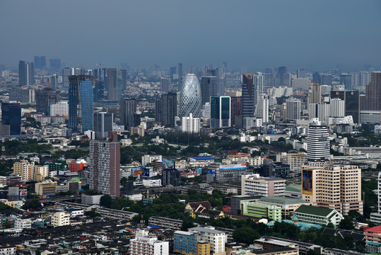 泰国曼谷城市建筑风光