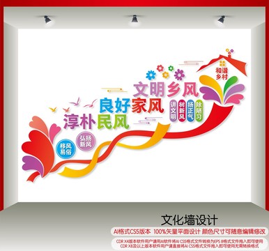 新農(nóng)村樓梯文化墻