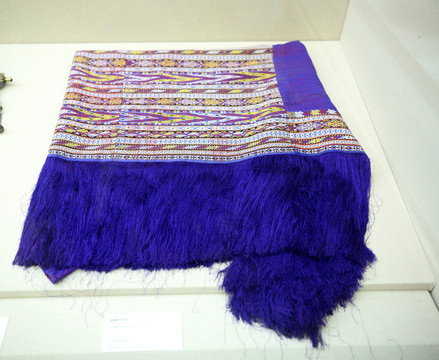 紫蓝色大方巾