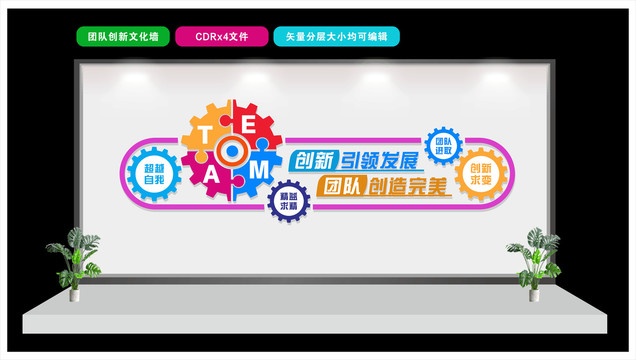 團(tuán)隊(duì)創(chuàng)新文化墻