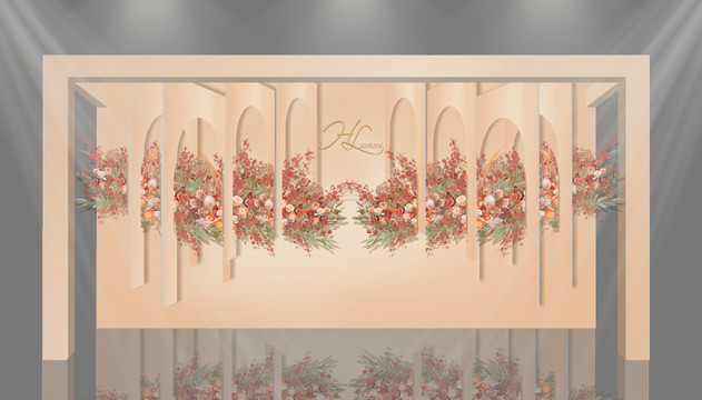 婚禮合影區(qū)