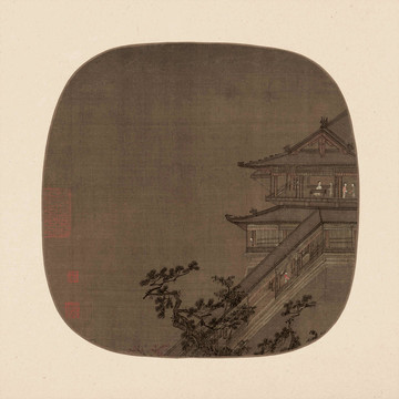 王詵高閣凌空?qǐng)D