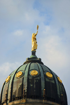 柏林御林广场的法国大教堂圆顶