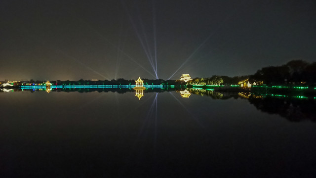 开封杨家湖夜景