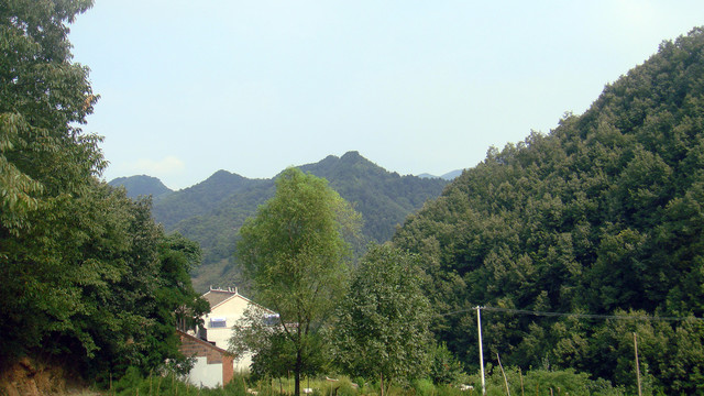 蓝田岱峪山村