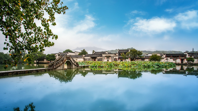 徽州宏村风景