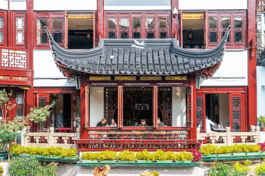 上海豫园中式建筑