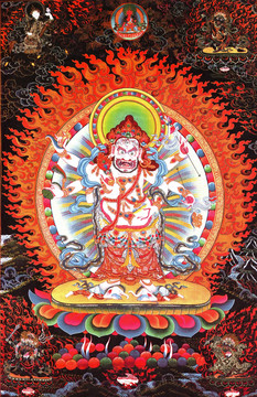 郎世寧藏傳佛教財(cái)神