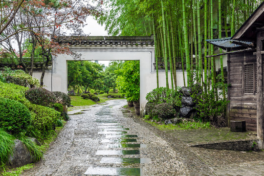 棠樾鲍家花园徽派园林