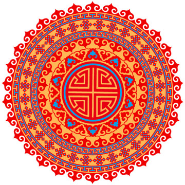傳統(tǒng)矢量花紋AIhong文件
