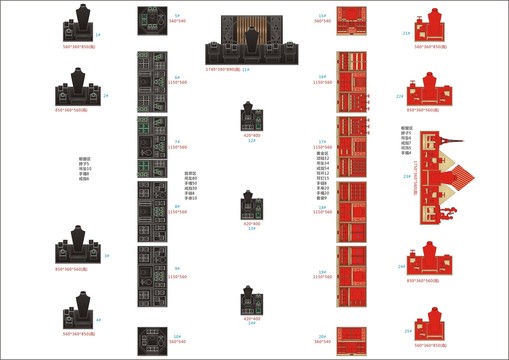 黄金道具精品橱窗陈列翡翠道具