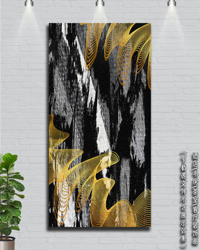 抽象油畫