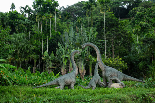 公园恐龙模型